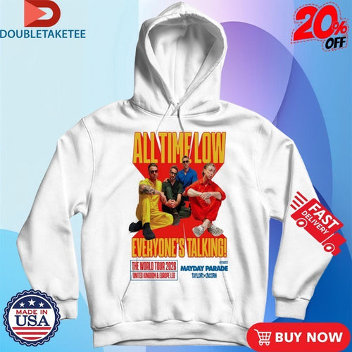 All Time Low The World Tour 2026 UK & EU Shirts