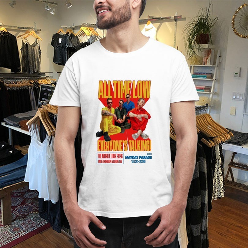 All Time Low The World Tour 2026 UK & EU Shirts