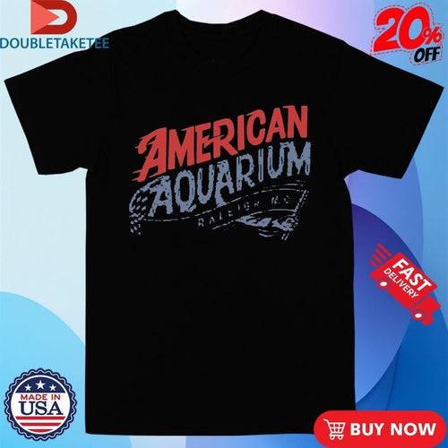American Aquarium Raleigh NC Checkered Flag Logo Shirts