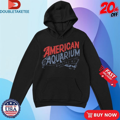American Aquarium Raleigh NC Checkered Flag Logo Shirts