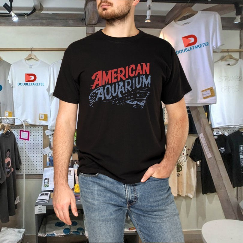 American Aquarium Raleigh NC Checkered Flag Logo Shirts