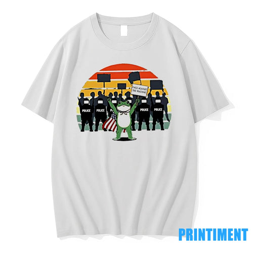 American Flag Protest Rage Against The Machine Frog Tshirts Sweater