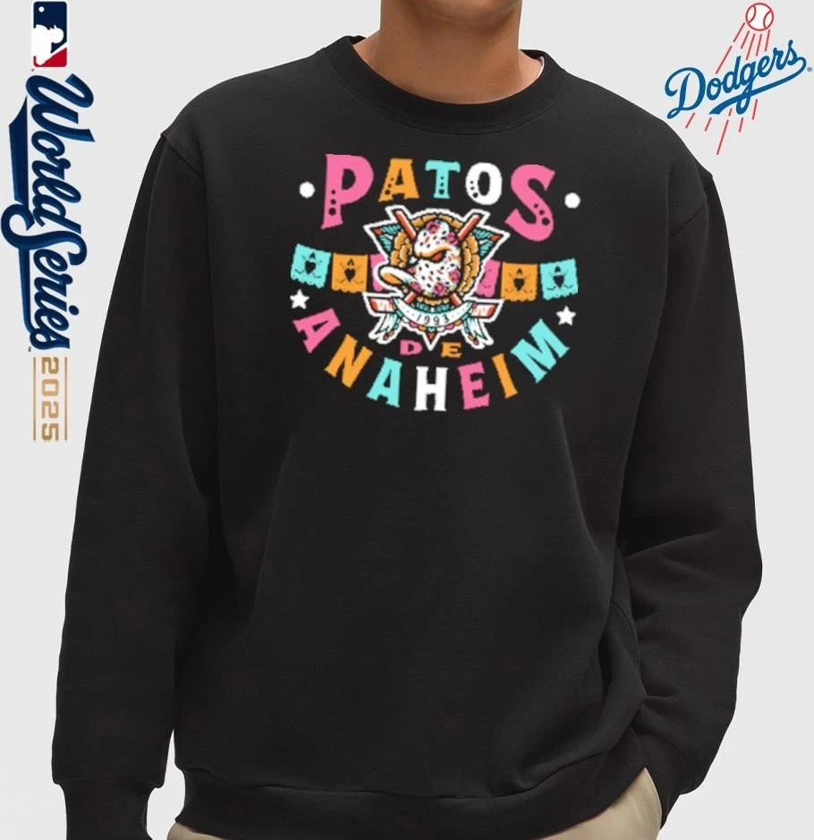 Anaheim Team Papel Picado Patos de Anaheim T-Shirt
