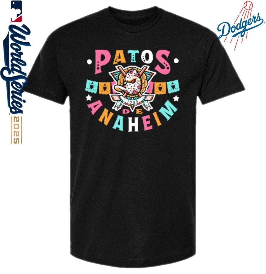 Anaheim Team Papel Picado Patos de Anaheim T-Shirt