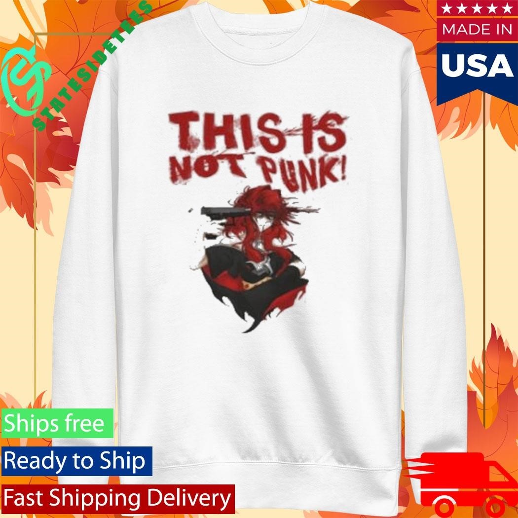 Anarchist Sanctuary This Is Not Punk Shirt