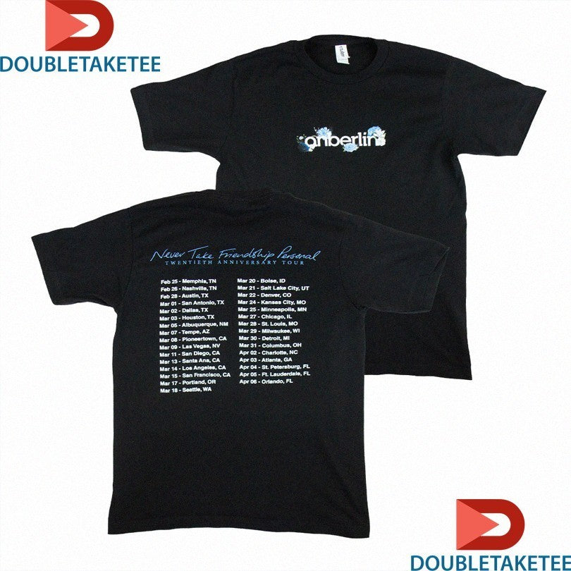Anberlin Never Take Friendship Personal Tour 2025 Dates Floral Shirts