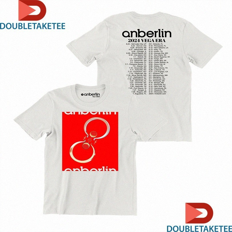 Anberlin Vega Era 2024 Tour Dates Shirts