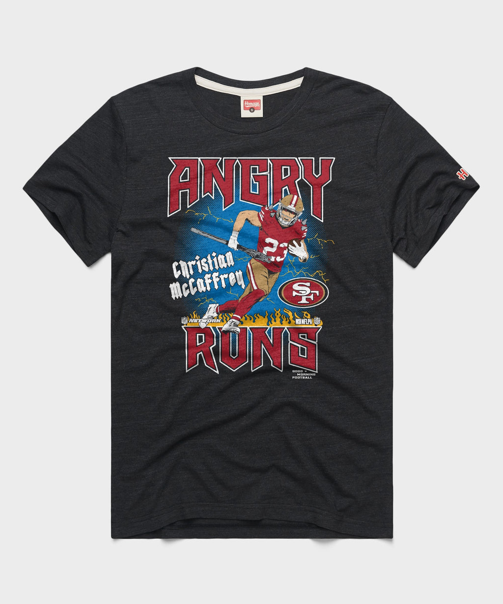 Angry Runs 49ers Christian McCaffrey