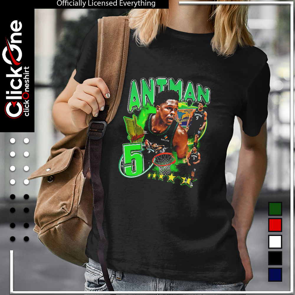 Anthony Edwards Minnesota Timberwolves NBA Antman 5 Welcome to Minnesota graphic shirt