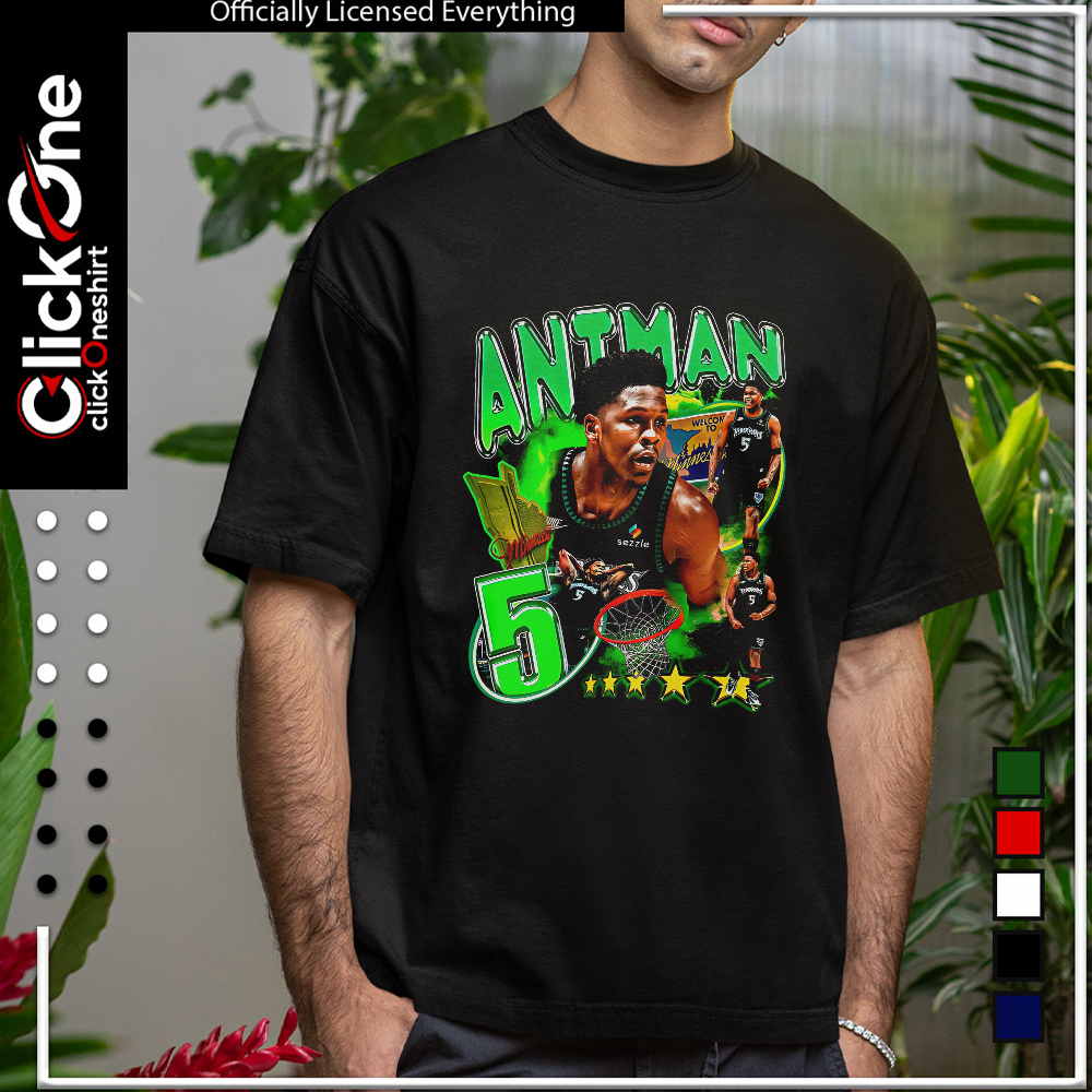 Anthony Edwards Minnesota Timberwolves NBA Antman 5 Welcome to Minnesota graphic shirt