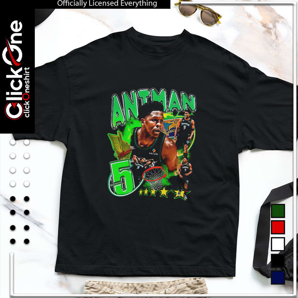 Anthony Edwards Minnesota Timberwolves NBA Antman 5 Welcome to Minnesota graphic shirt