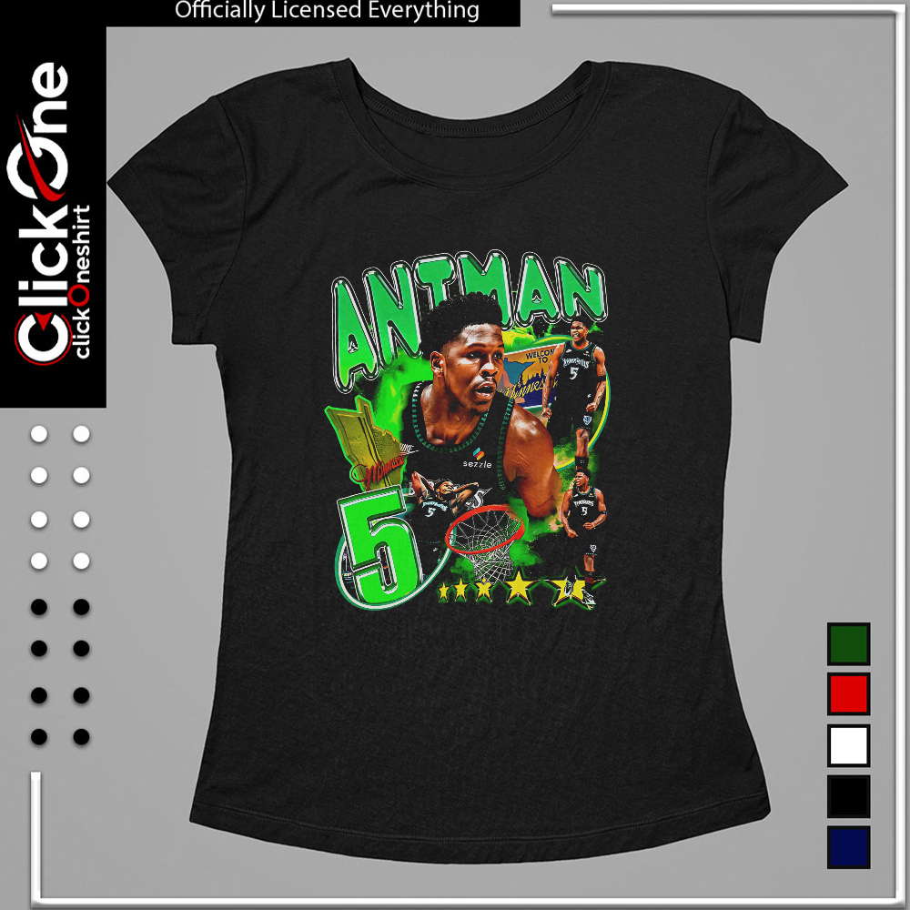 Anthony Edwards Minnesota Timberwolves NBA Antman 5 Welcome to Minnesota graphic shirt