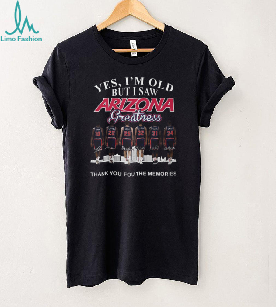 Arizona Greatness Basketball Legends 1997 National Champions Memory T Shirt