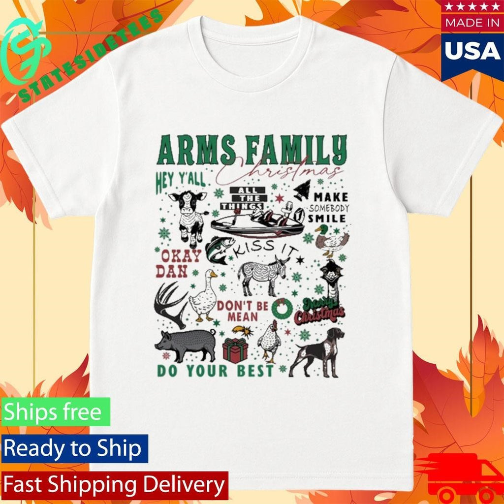 Arms Family Homestead Christmas Cozy, Country, and Full of Cheer Shirt