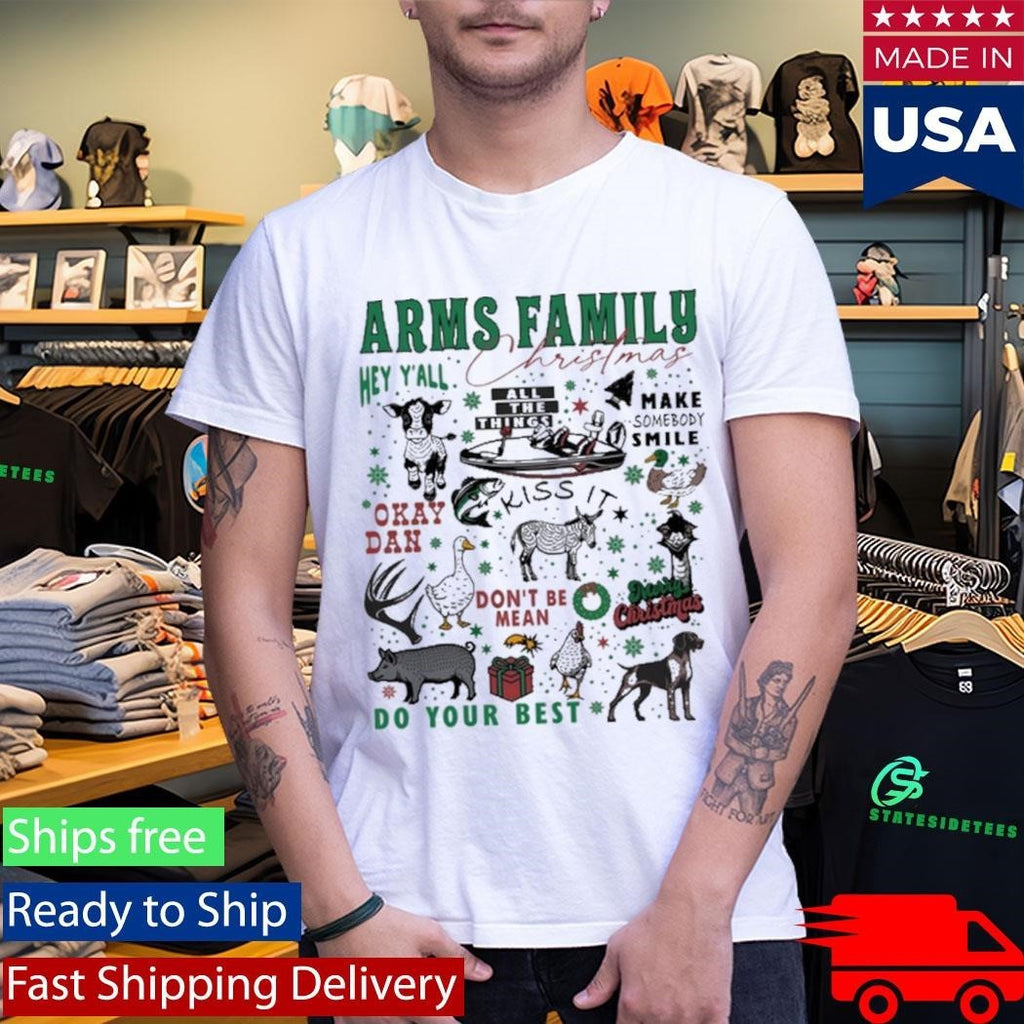 Arms Family Homestead Christmas Cozy, Country, and Full of Cheer Shirt