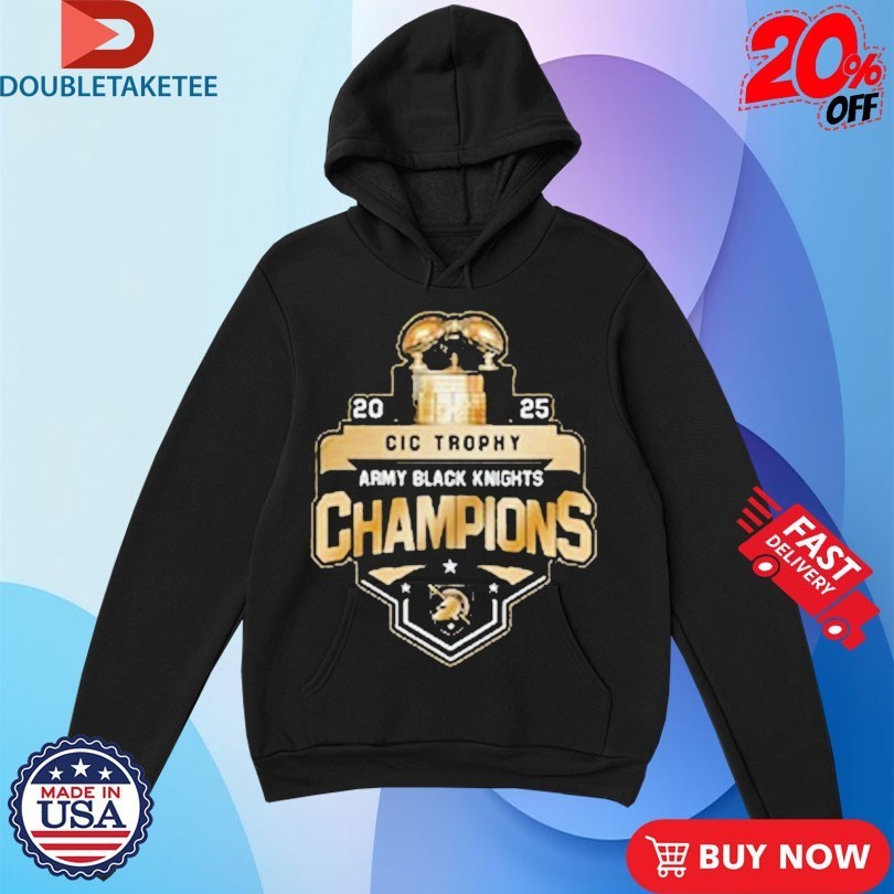 Army Black Knights CIC Trophy Champions 2025 Shirt