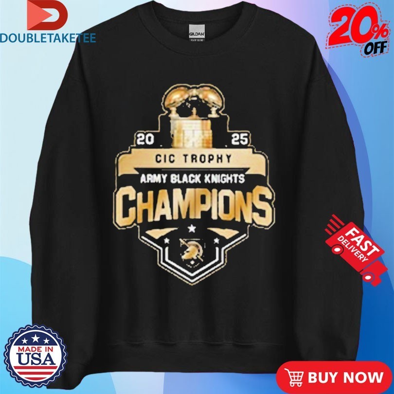 Army Black Knights CIC Trophy Champions 2025 Shirt