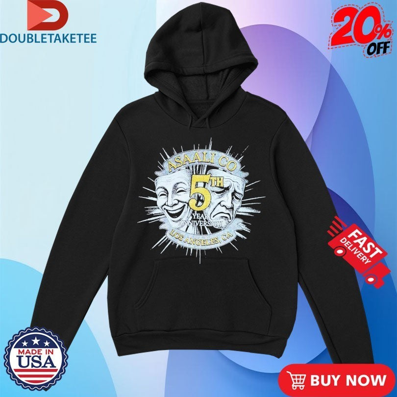 Asaali 5th Anniversary Los Angeles Ca Masks Shirts