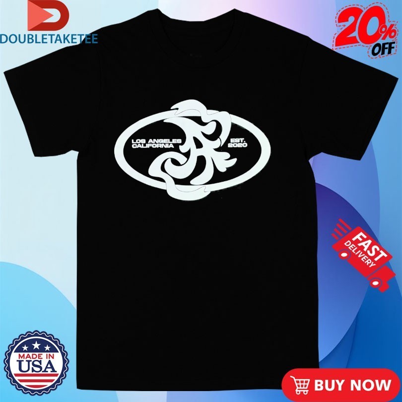 Asaali Los Angeles California Est 2020 Crescent Logo Shirts