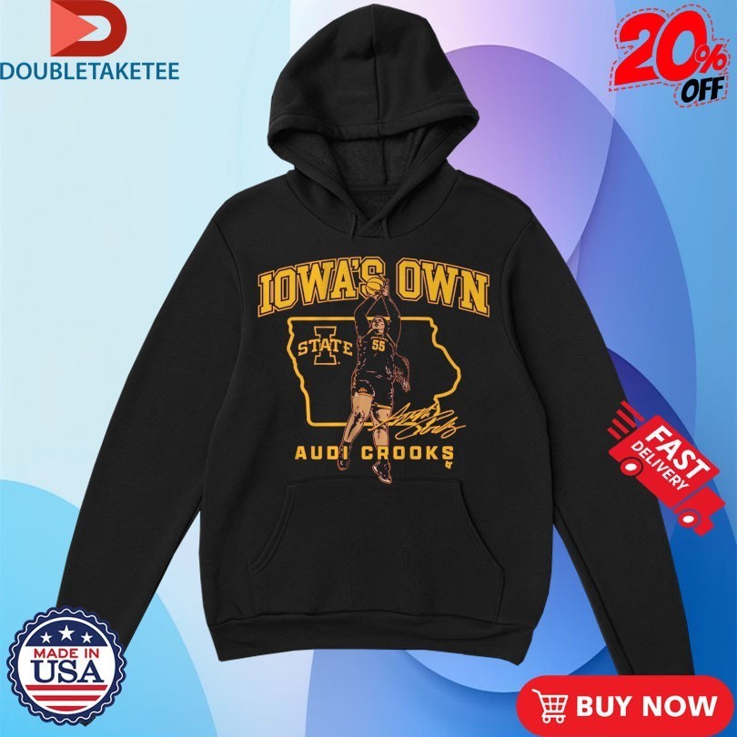 Audi Crooks State Star Iowa’s Own State Cyclones Basketball Shirts