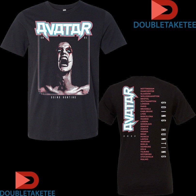 Avatar Going Hunting Tour 2021 2022 Shirts