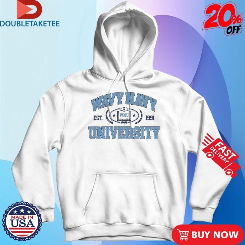 BabyFace Ray Wavy Navy University Est 1991 Academic Shirts