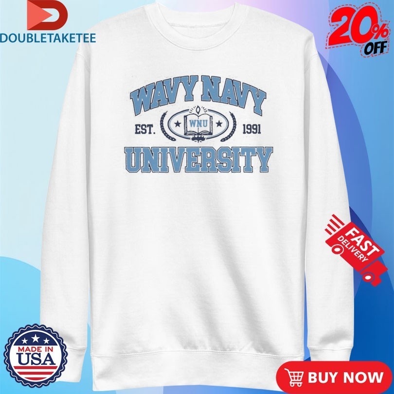 BabyFace Ray Wavy Navy University Est 1991 Academic Shirts