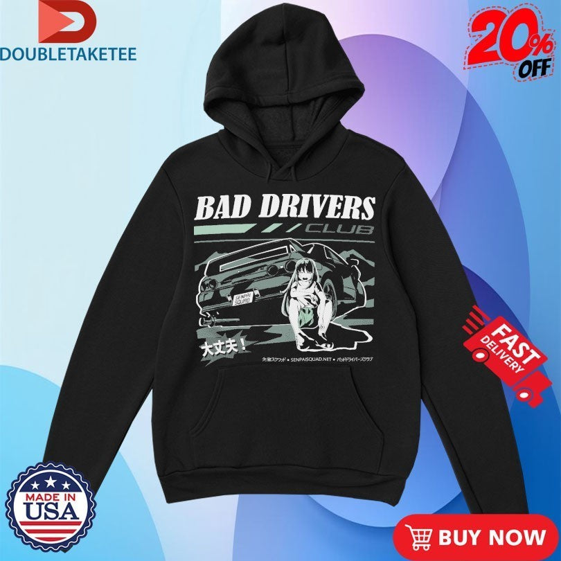 Bad Drivers Club R32 Crying Anime Waifu Shirts