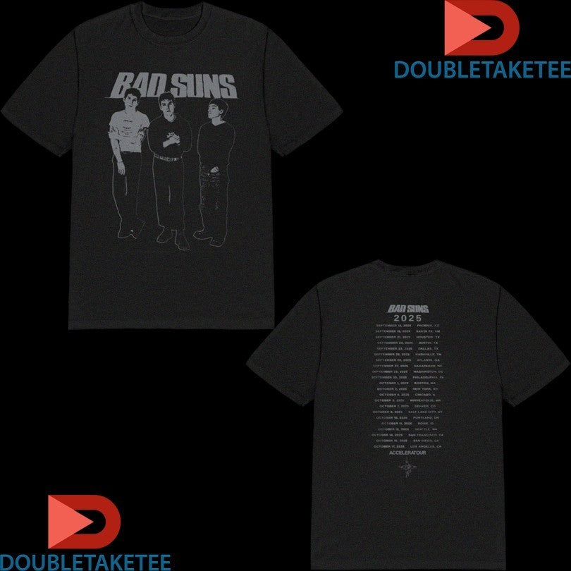 Bad Suns Accelerator Fall 2025 Tour Dates Shirts