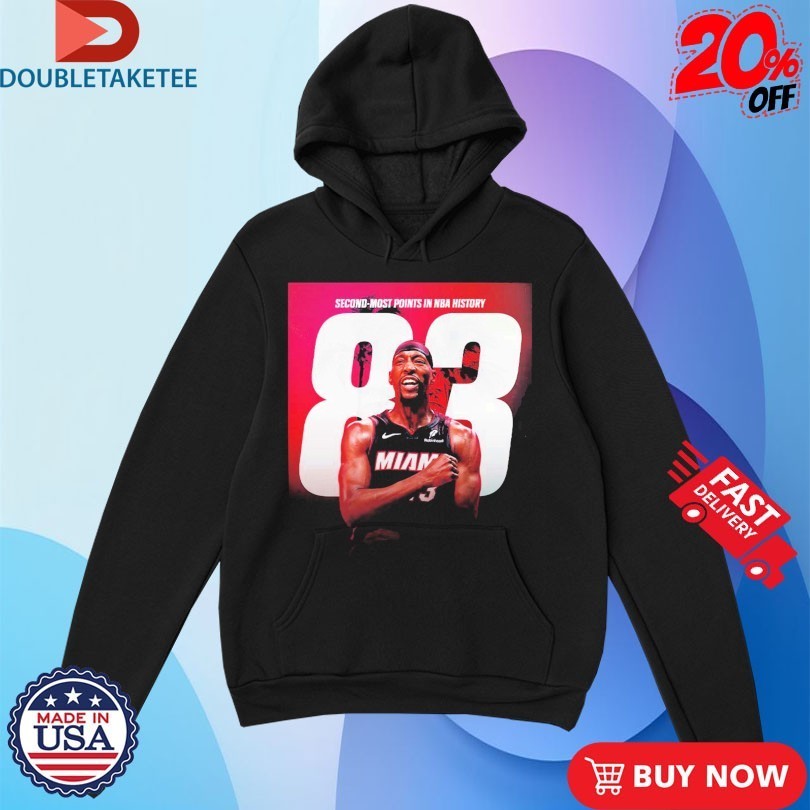 Bam Adebayo Miami Heat NBA Second Most Points In NBA History Passes Kobe Shirts
