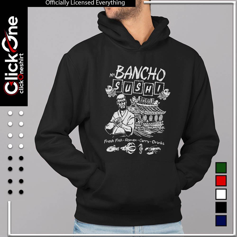 Bancho Dave the Diver Mr Bancho Sushi fresh fish ramen curry drinks shirt