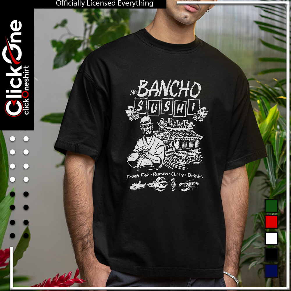 Bancho Dave the Diver Mr Bancho Sushi fresh fish ramen curry drinks shirt