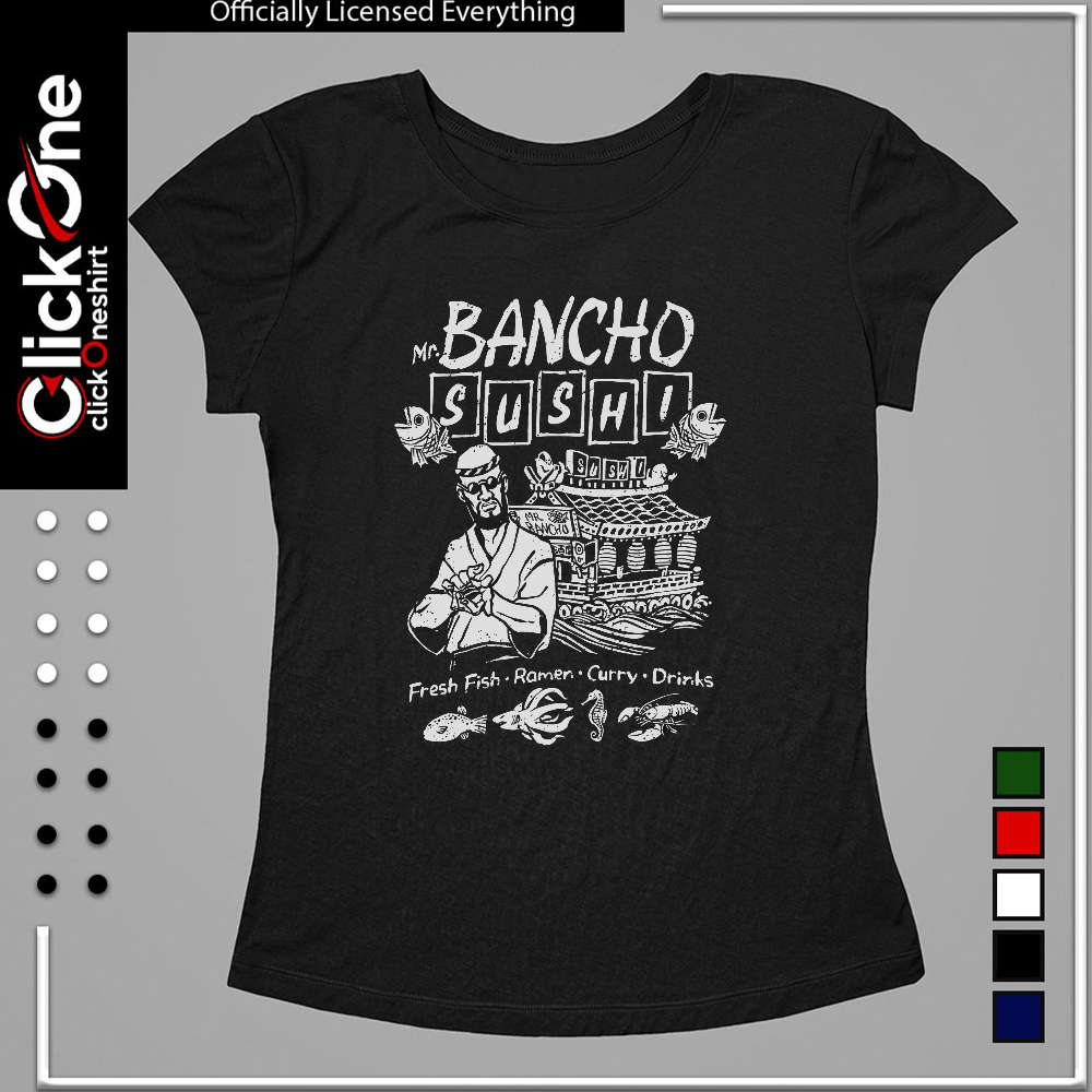 Bancho Dave the Diver Mr Bancho Sushi fresh fish ramen curry drinks shirt