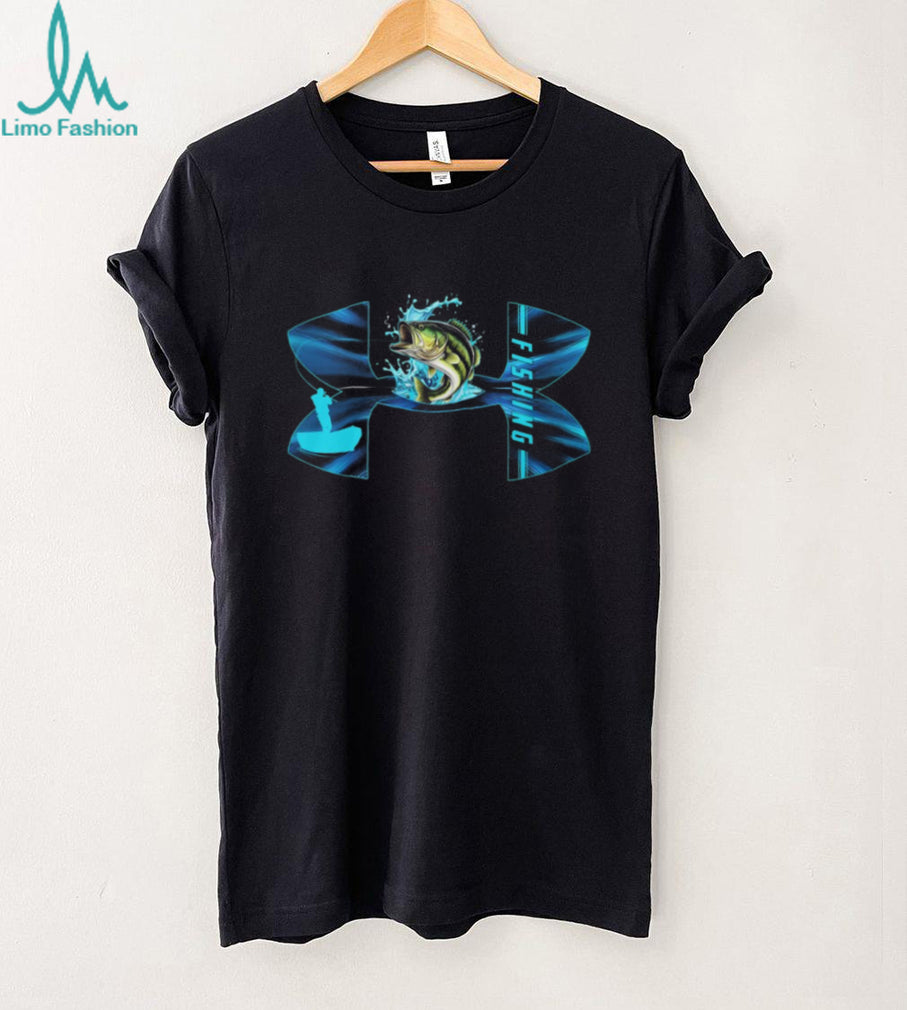Bass Fishing Splashing Fish Sport Graphic T Shirt