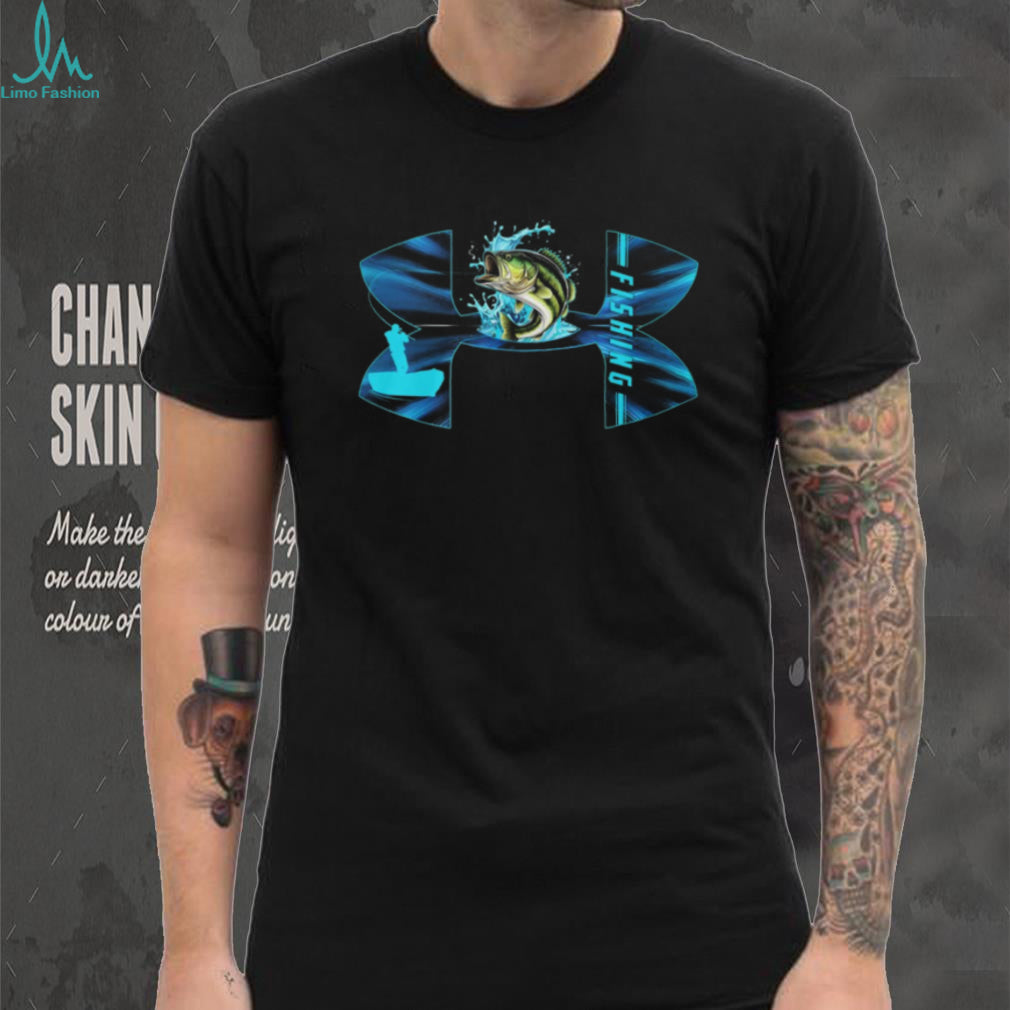 Bass Fishing Splashing Fish Sport Graphic T Shirt