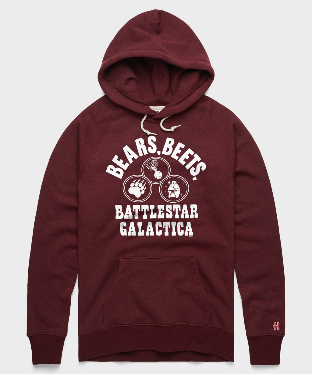 Bears, Beets, Battlestar Galactica Hoodie