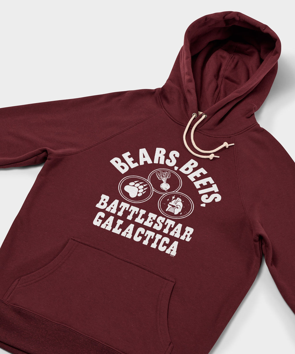 Bears, Beets, Battlestar Galactica Hoodie