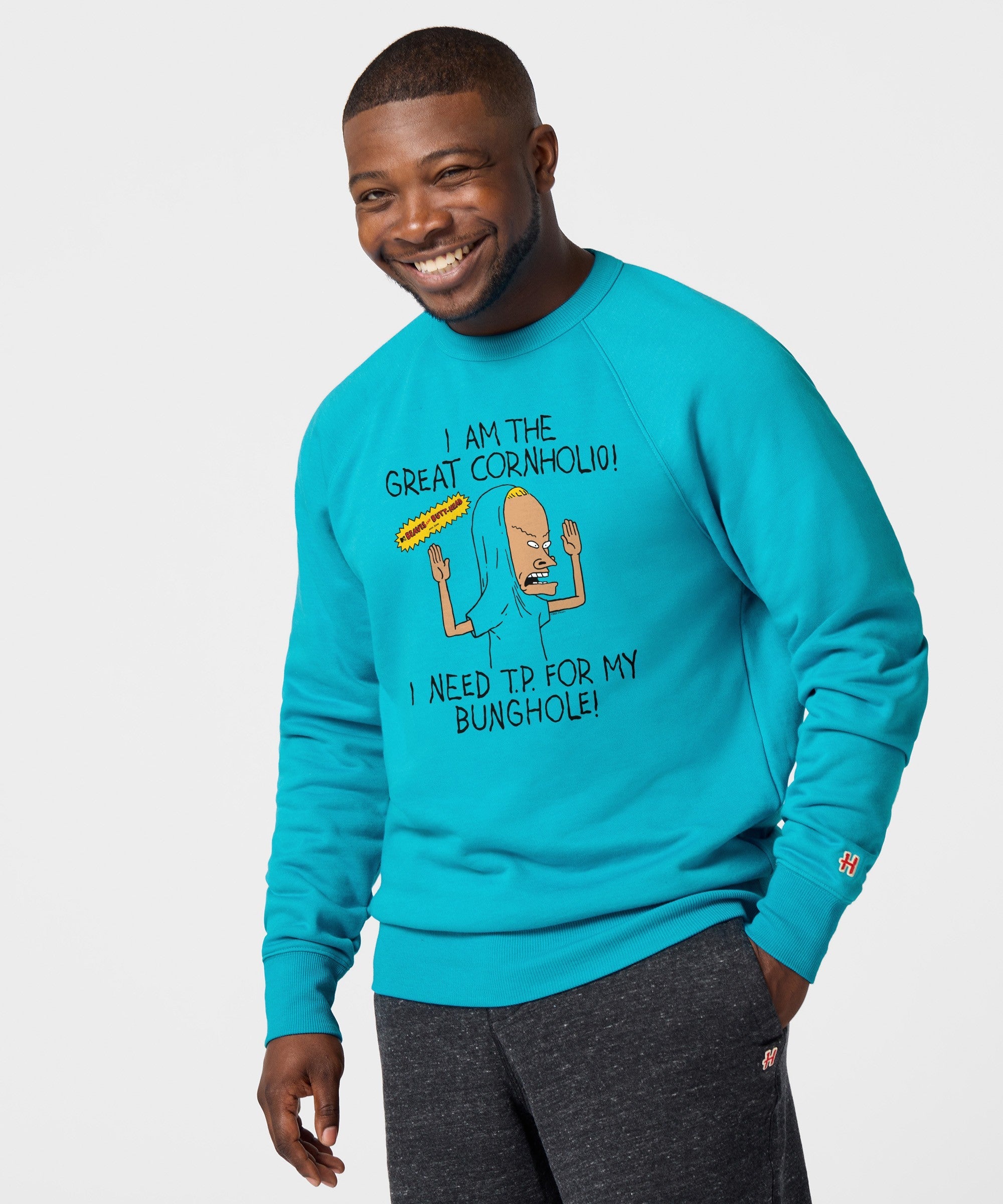 Beavis And Butt-Head Great Cornholio Crewneck