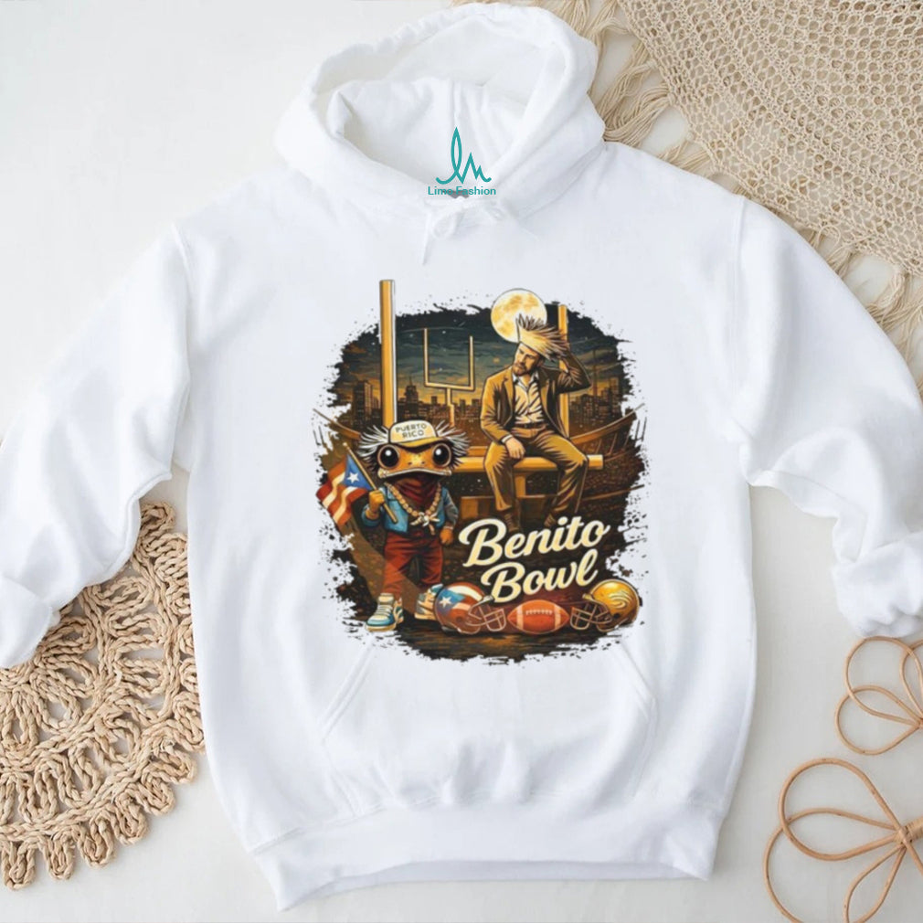 Benito Bowl 2026 Stadium Night Scene Puerto Rico Fan T shirt