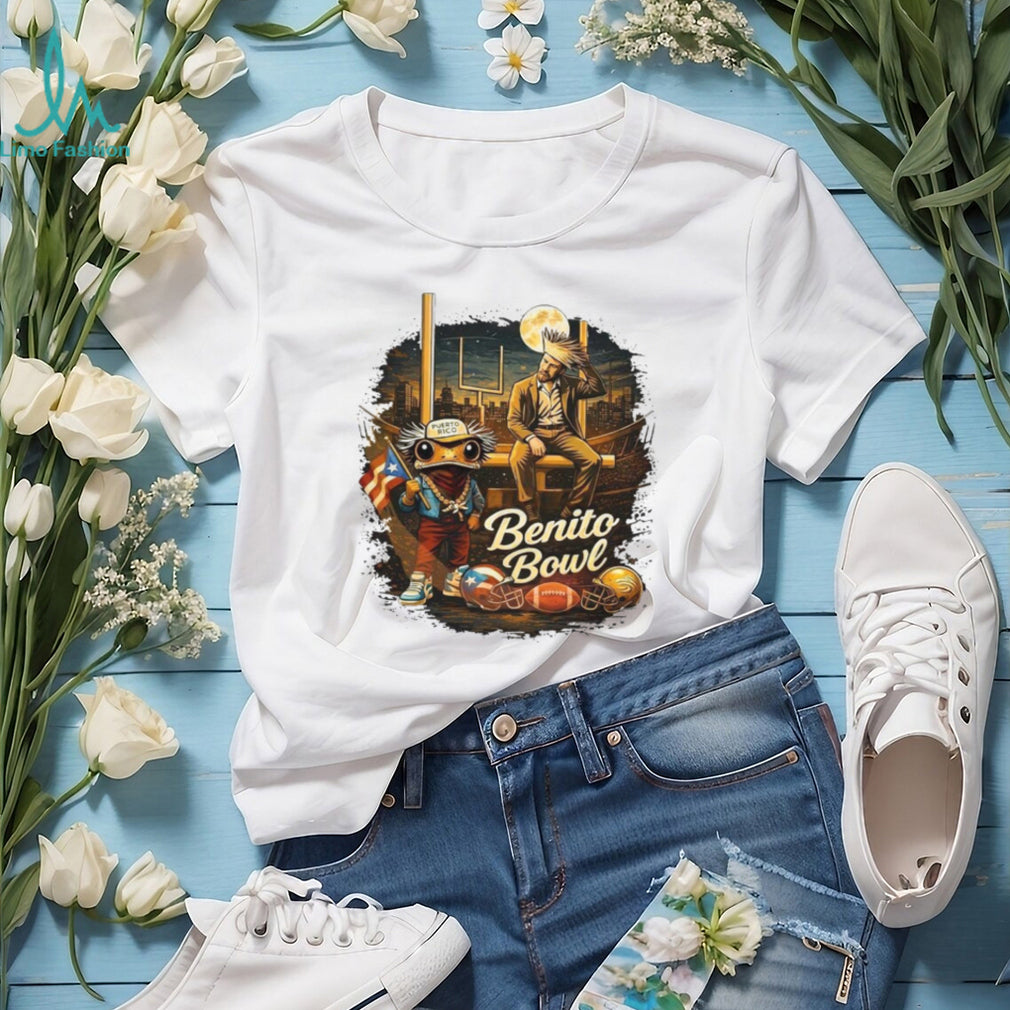 Benito Bowl 2026 Stadium Night Scene Puerto Rico Fan T shirt