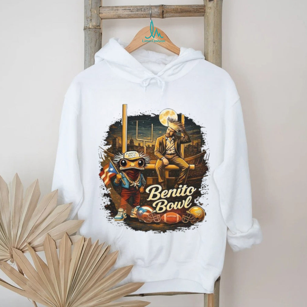 Benito Bowl 2026 Stadium Night Scene Puerto Rico Fan T shirt