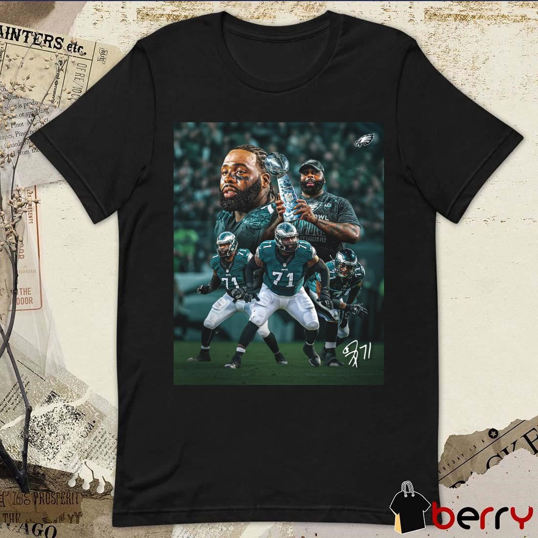 Poster Philadelphia Eagles Football Jason Peters The Bodyguard Retirement And Incredible NFL Career Signature t-shirt