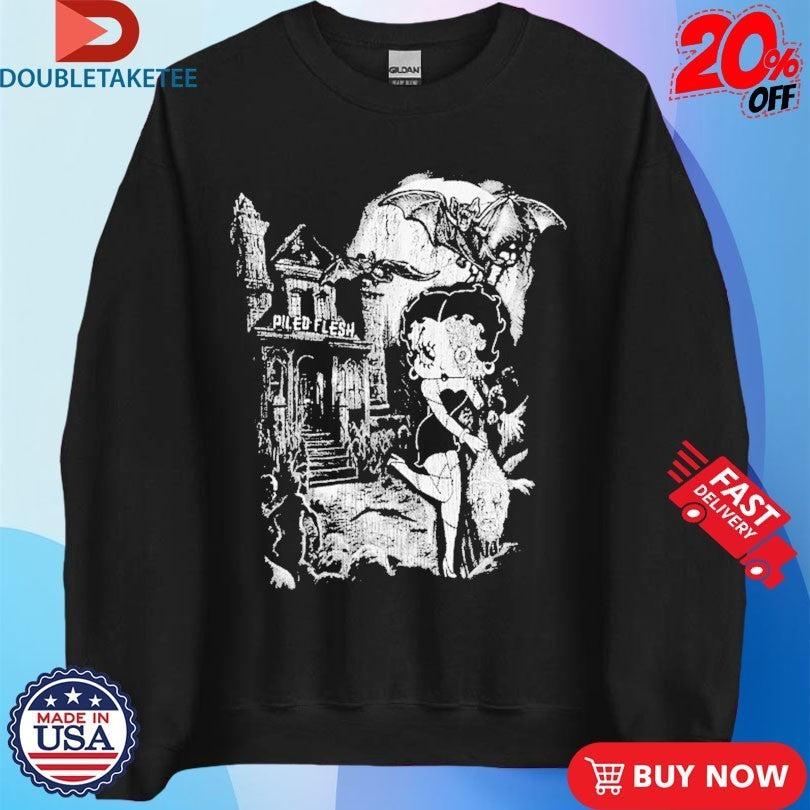 Betty Boop Bettyween Piled Flesh Shirts