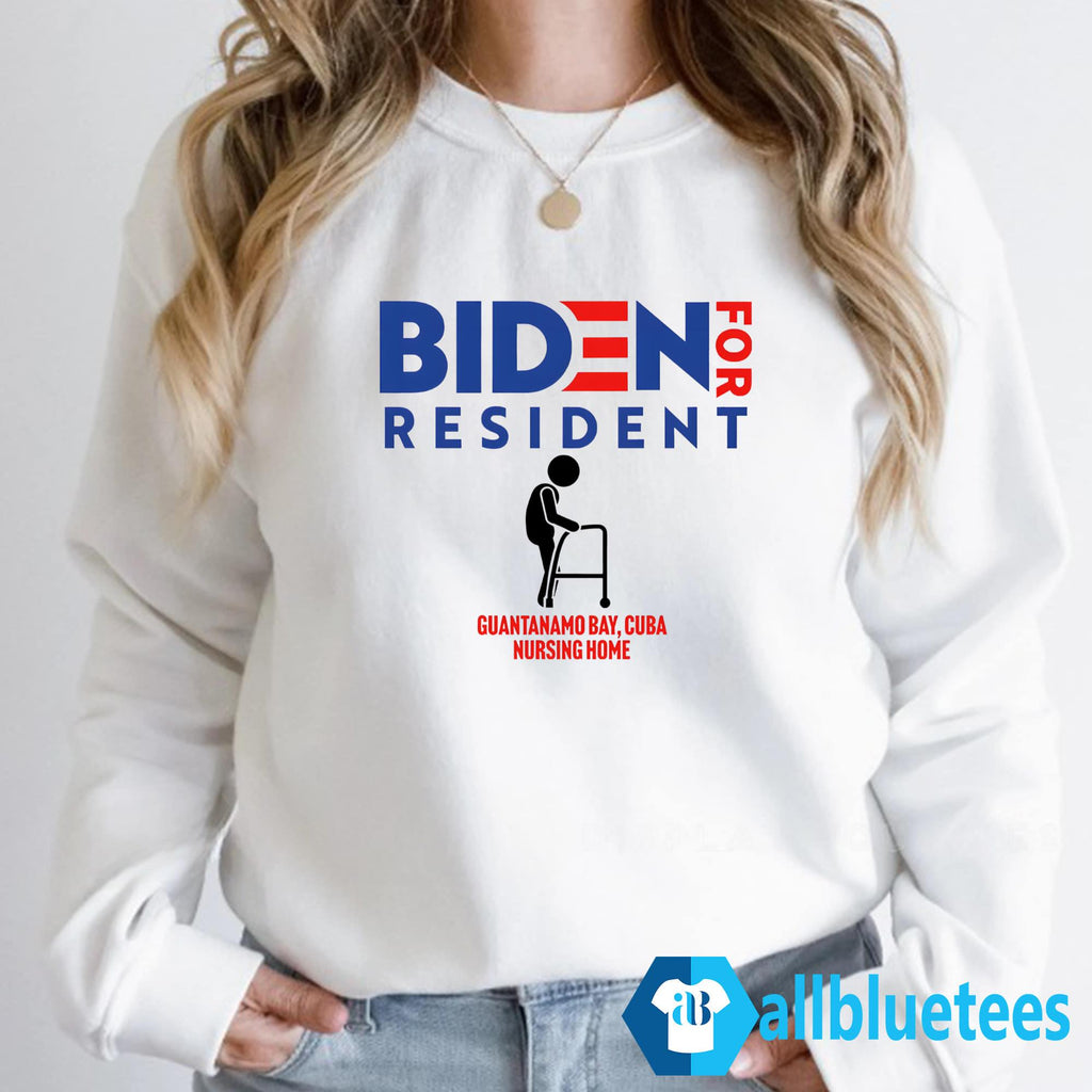 Biden For Resident At Guantanamo Bay Nursing Home Shirt