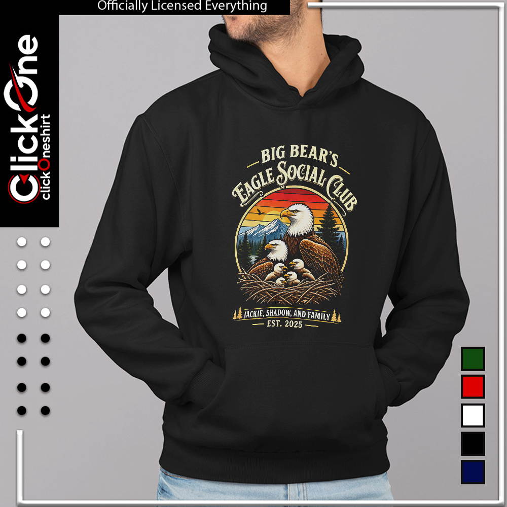 Big bear eagle social club jackie shadow and family vintage shirt