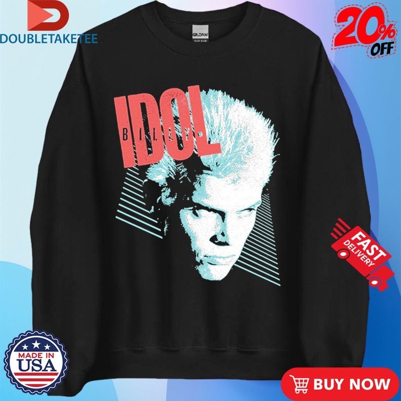 Billy Idol Face Stripes Shirts