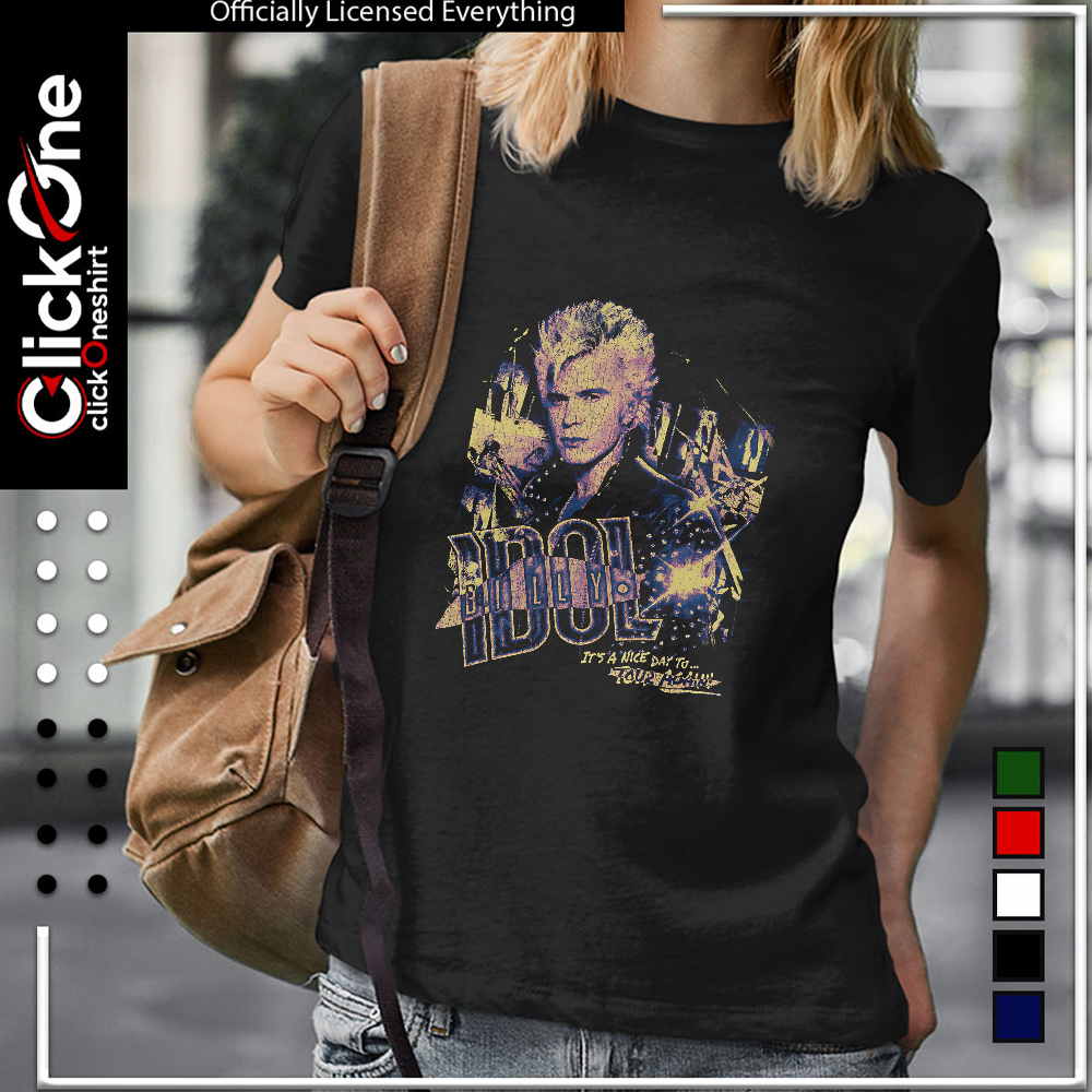 Billy Idol It is a nice day to tour again shirt