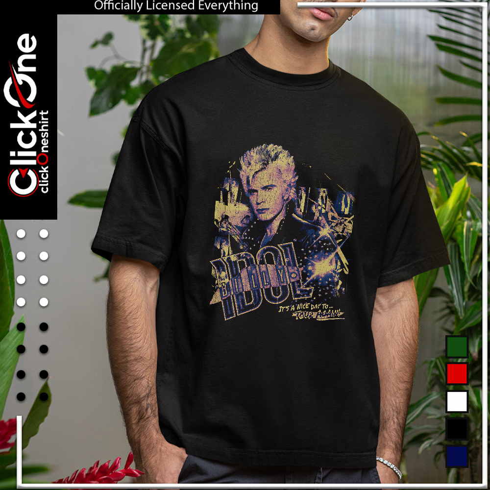Billy Idol It is a nice day to tour again shirt