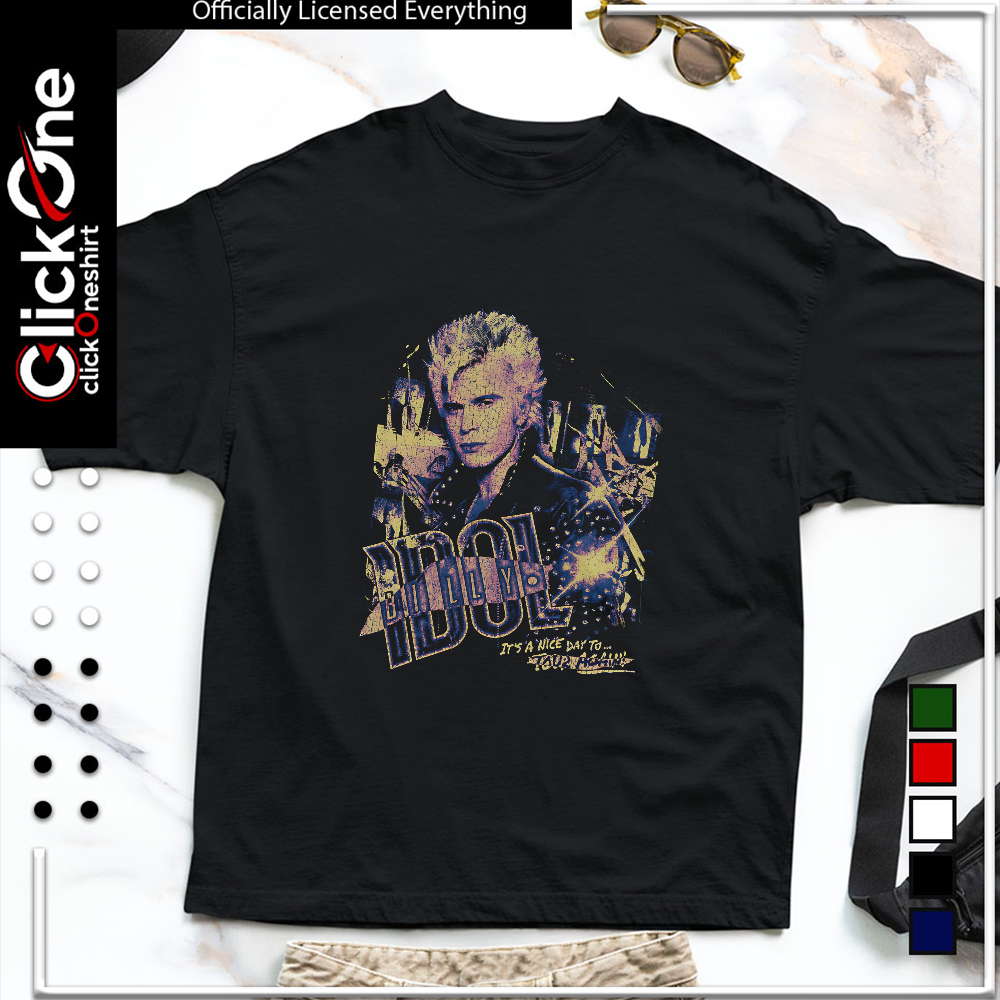 Billy Idol It is a nice day to tour again shirt