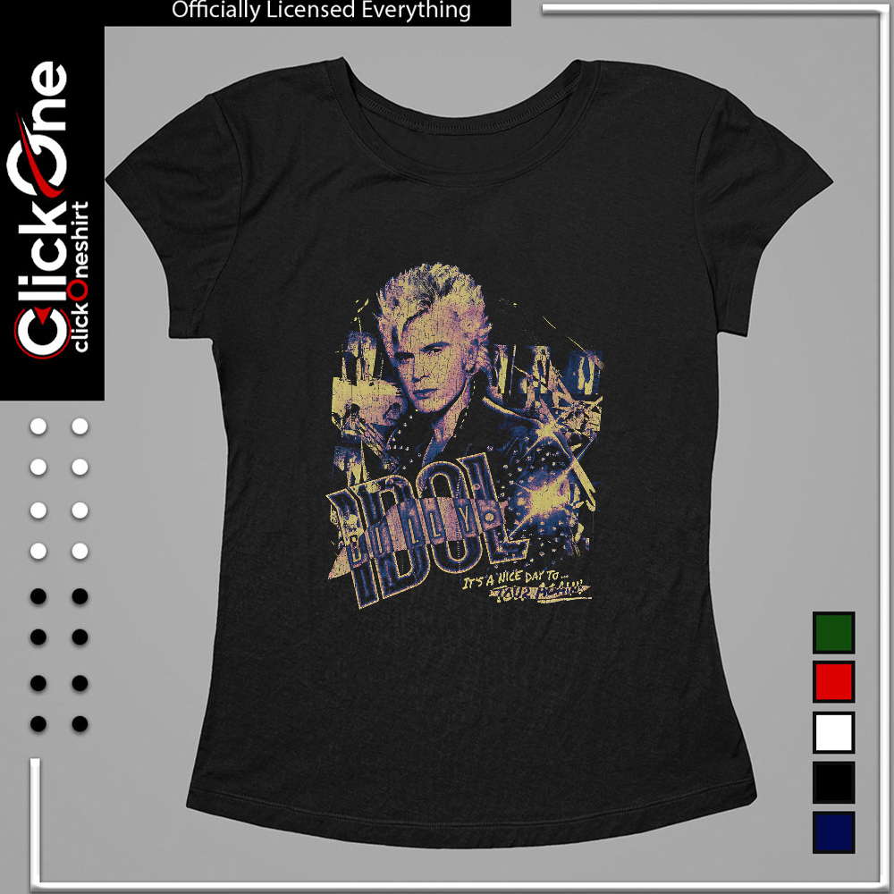 Billy Idol It is a nice day to tour again shirt